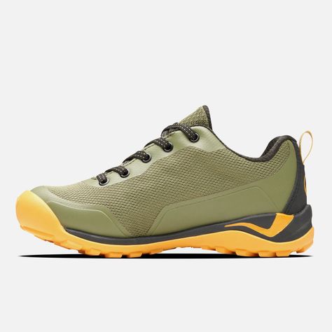 Zapatilla Niño  Intense Hike Kids Low Verde Mostaza Lippi-1