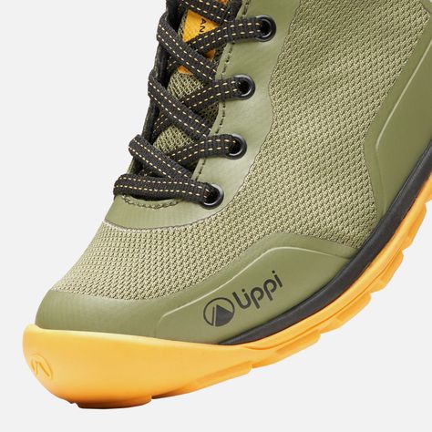 Zapatilla Niño  Intense Hike Kids Low Verde Mostaza Lippi-6
