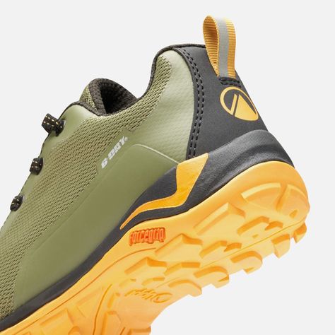 Zapatilla Niño  Intense Hike Kids Low Verde Mostaza Lippi-7