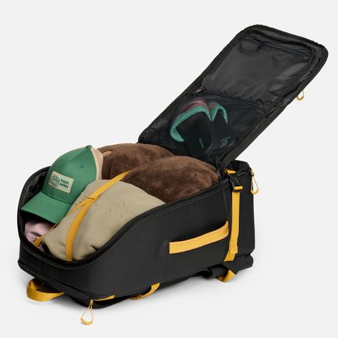 Mochila Viajera 42L Negro Haka Honu I25-8