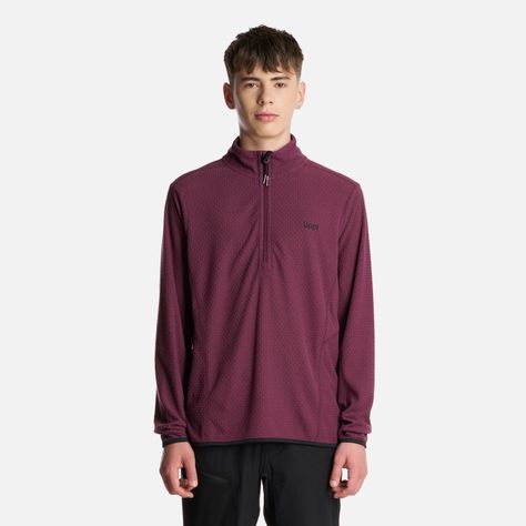 Polerón Teen Boy Mild Nano-F 14 Zip Vino Lippi I25-0