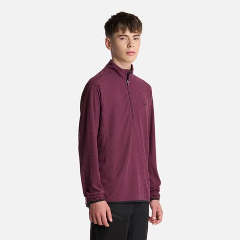 Polerón Teen Boy Mild Nano-F 14 Zip Vino Lippi I25-1