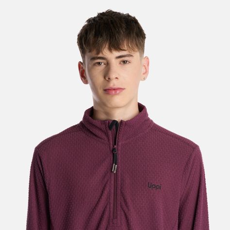 Polerón Teen Boy Mild Nano-F 14 Zip Vino Lippi I25-3