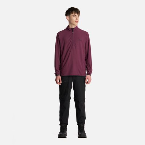 Polerón Teen Boy Mild Nano-F 14 Zip Vino Lippi I25-4