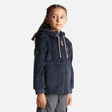 Chaqueta Niña Bear Shaggy-Pro Hoody Jacket Azul Marino Lippi I23-2
