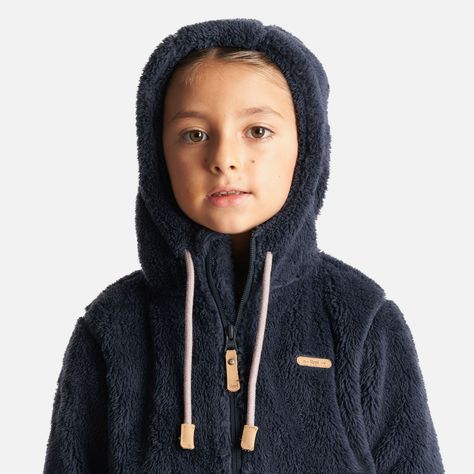 Chaqueta Niña Bear Shaggy-Pro Hoody Jacket Azul Marino Lippi I23-4