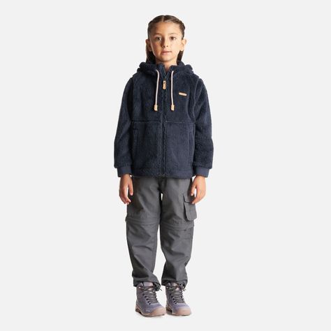 Chaqueta Niña Bear Shaggy-Pro Hoody Jacket Azul Marino Lippi I23-6