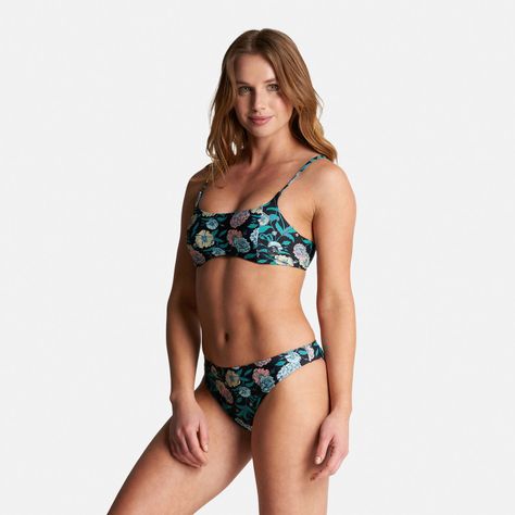Traje de Baño Mujer Sirena Full Print Azul Oscuro Haka Honu-2