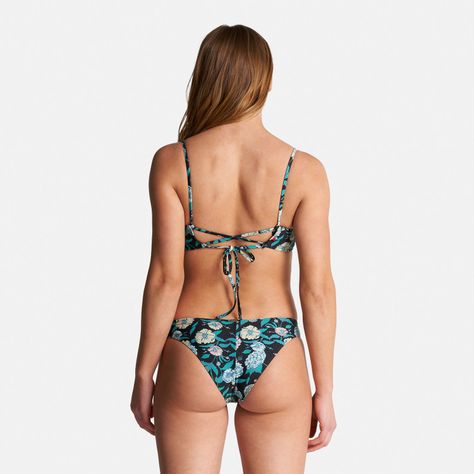 Traje de Baño Mujer Sirena Full Print Azul Oscuro Haka Honu-3