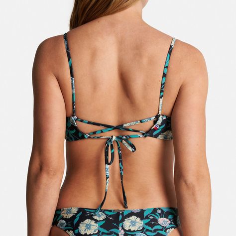 Traje de Baño Mujer Sirena Full Print Azul Oscuro Haka Honu-4