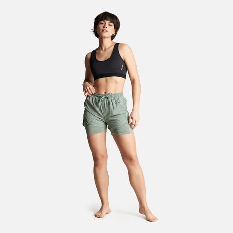 Short Mujer Canchera Full Print Beige Haka Honu-6