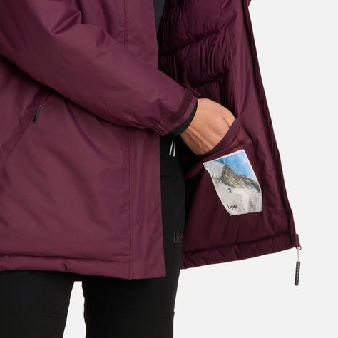Chaqueta Mujer Gunther B-Dry Hoody Jacket Vino Lippi I25-6