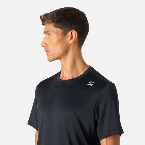 Polera Hombre Tempo Advanced T-Shirt Negro Vulcano-4