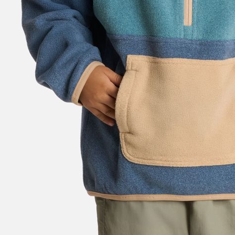 Polar Niño Forest 14 Zip Sweatshirt Azul Piedra Lippi I25-4