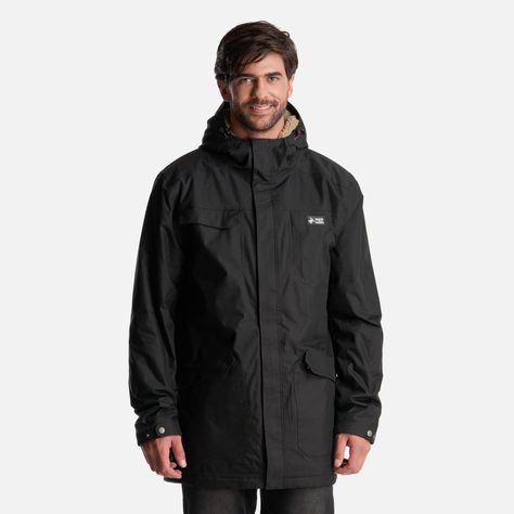 Chaqueta Hombre Yak Negro Haka Honu I24-1