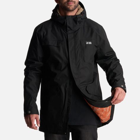 Chaqueta Hombre Yak Negro Haka Honu I24-9