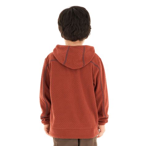 Poleron Niño Saltamontes Nano-F 14 Zip Hoody Terracota Lippi V23-5