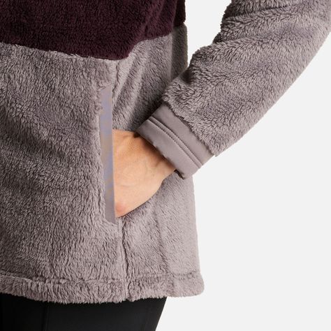 Chaqueta Mujer Bear Shaggy-Pro Hoody Jacket Burdeo/Malva Lippi-5