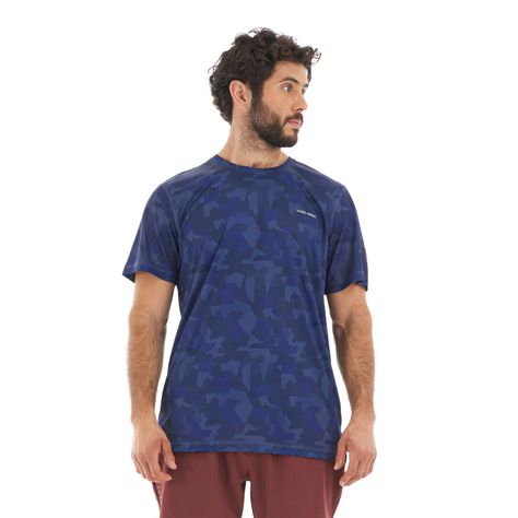 Polera Hombre Sudala Azul print Haka Honu-1