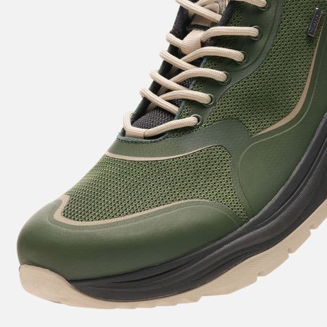 Zapato Hombre Nomade Baja Verde Militar Haka Honu-6