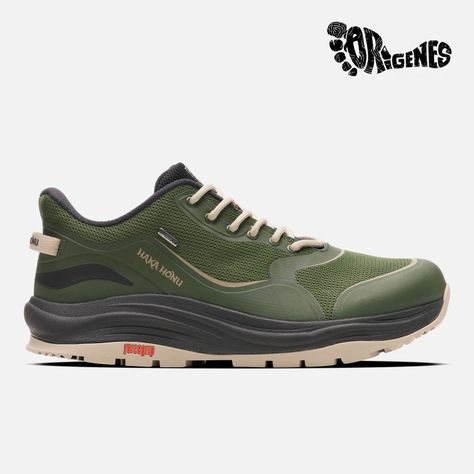 Zapato Hombre Nomade Baja Verde Militar Haka Honu-0