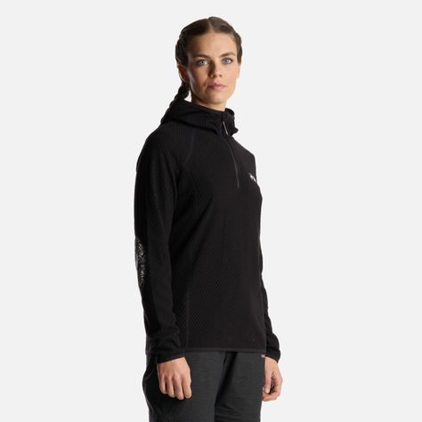 Poleron Mujer Taina Nui Negro Haka Honu I24-1