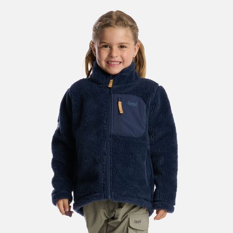 Chaqueta Niña Glaciar Sherpa-Pro Jacket Azul Marino Lippi-1