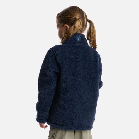 Chaqueta Niña Glaciar Sherpa-Pro Jacket Azul Marino Lippi-3