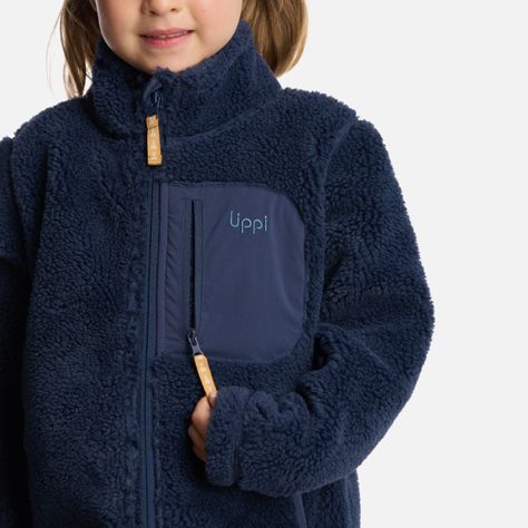 Chaqueta Niña Glaciar Sherpa-Pro Jacket Azul Marino Lippi-4