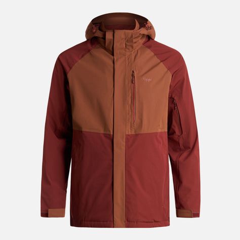 Chaqueta Hombre Andes B-Dry Hoody Jacket Terracota Lippi-0