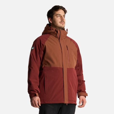 Chaqueta Hombre Andes B-Dry Hoody Jacket Terracota Lippi-2