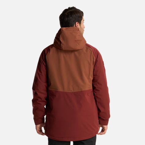 Chaqueta Hombre Andes B-Dry Hoody Jacket Terracota Lippi-4