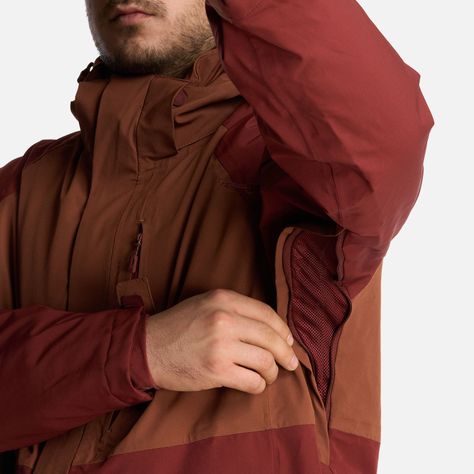 Chaqueta Hombre Andes B-Dry Hoody Jacket Terracota Lippi-8