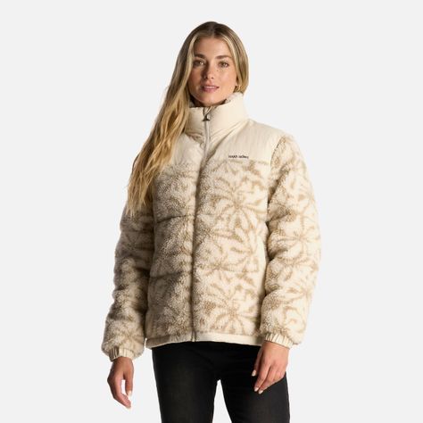 Chaqueta Mujer Bombastic Print Beige Haka Honu-1