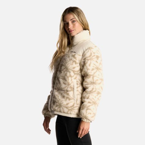 Chaqueta Mujer Bombastic Print Beige Haka Honu-2