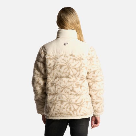 Chaqueta Mujer Bombastic Print Beige Haka Honu-3