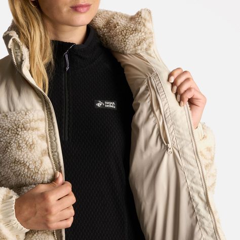 Chaqueta Mujer Bombastic Print Beige Haka Honu-6