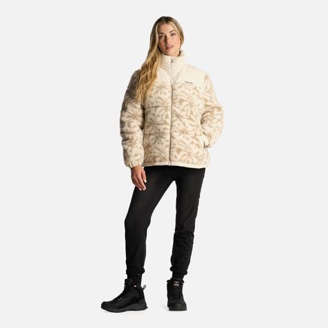 Chaqueta Mujer Bombastic Print Beige Haka Honu-7