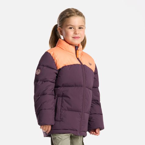 Chaqueta Niña Little Urban Steam-Pro Jacket Morado Oscuro Lippi-1