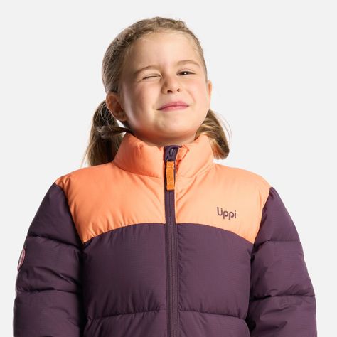 Chaqueta Niña Little Urban Steam-Pro Jacket Morado Oscuro Lippi-3