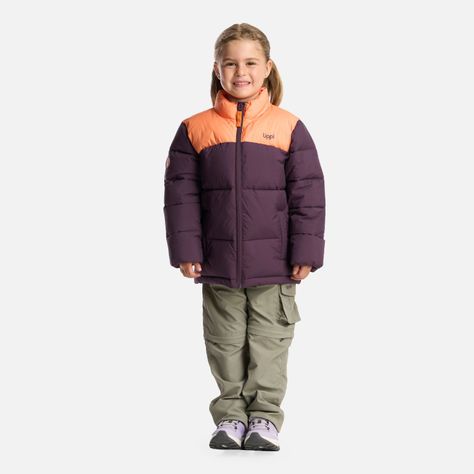 Chaqueta Niña Little Urban Steam-Pro Jacket Morado Oscuro Lippi-5