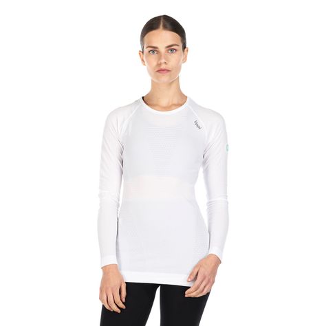 Primera Capa Mujer Skintec 1000 Seamless Top Blanco Lippi V22-1