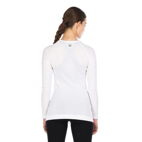 Primera Capa Mujer Skintec 1000 Seamless Top Blanco Lippi V22-5