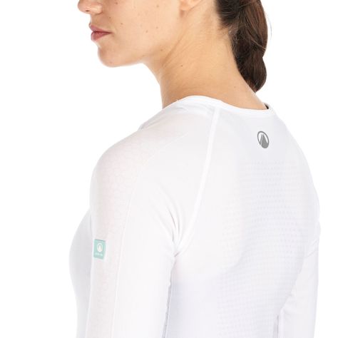Primera Capa Mujer Skintec 1000 Seamless Top Blanco Lippi V22-7