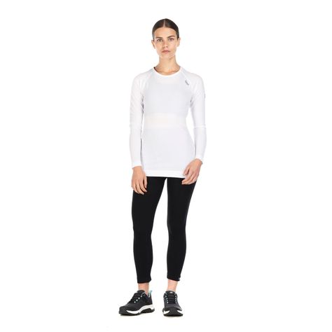 Primera Capa Mujer Skintec 1000 Seamless Top Blanco Lippi V22-8