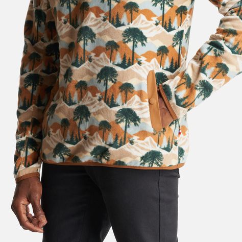 Poleron Hombre Tokerau Print Mostaza Haka Honu-6