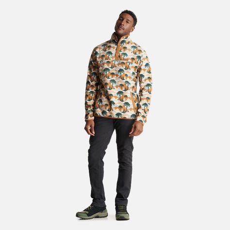 Poleron Hombre Tokerau Print Mostaza Haka Honu-7