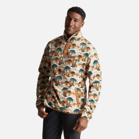 Poleron Hombre Tokerau Print Mostaza Haka Honu-2
