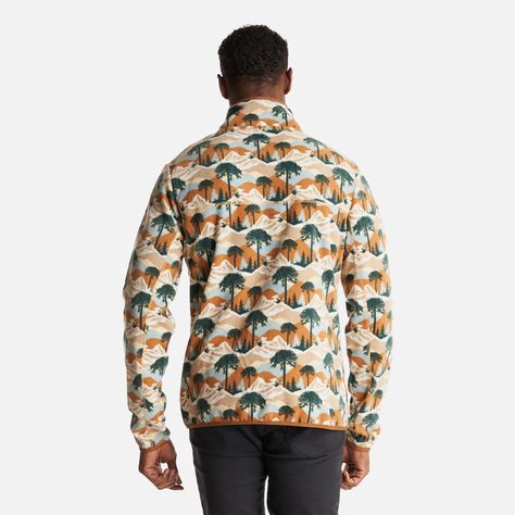 Poleron Hombre Tokerau Print Mostaza Haka Honu-3