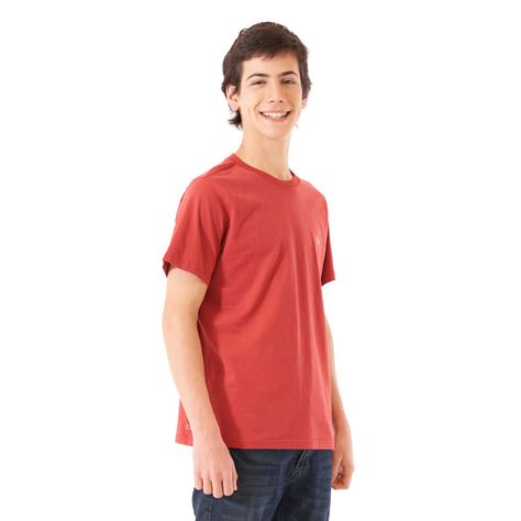 Polera Teen Boy Travel UV-Stop T-Shirt Terracota Lippi-2